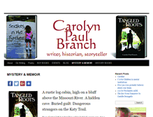 Tablet Screenshot of carolynpaulbranch.com